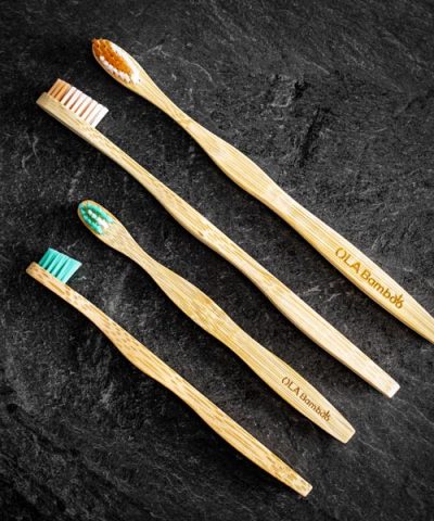 Bamboo toothbrush for small dog or cat and big dog.