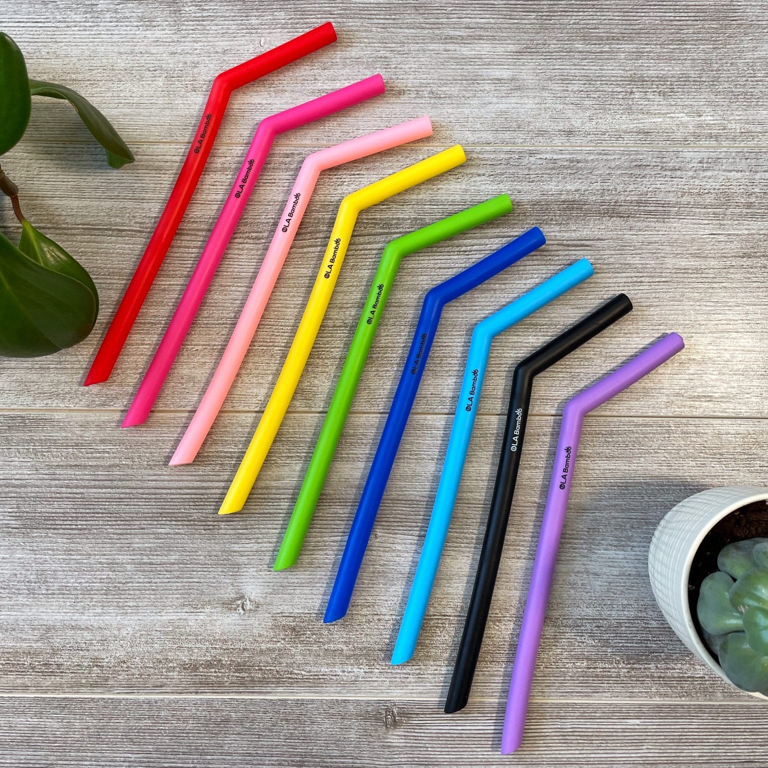 silicone straws
